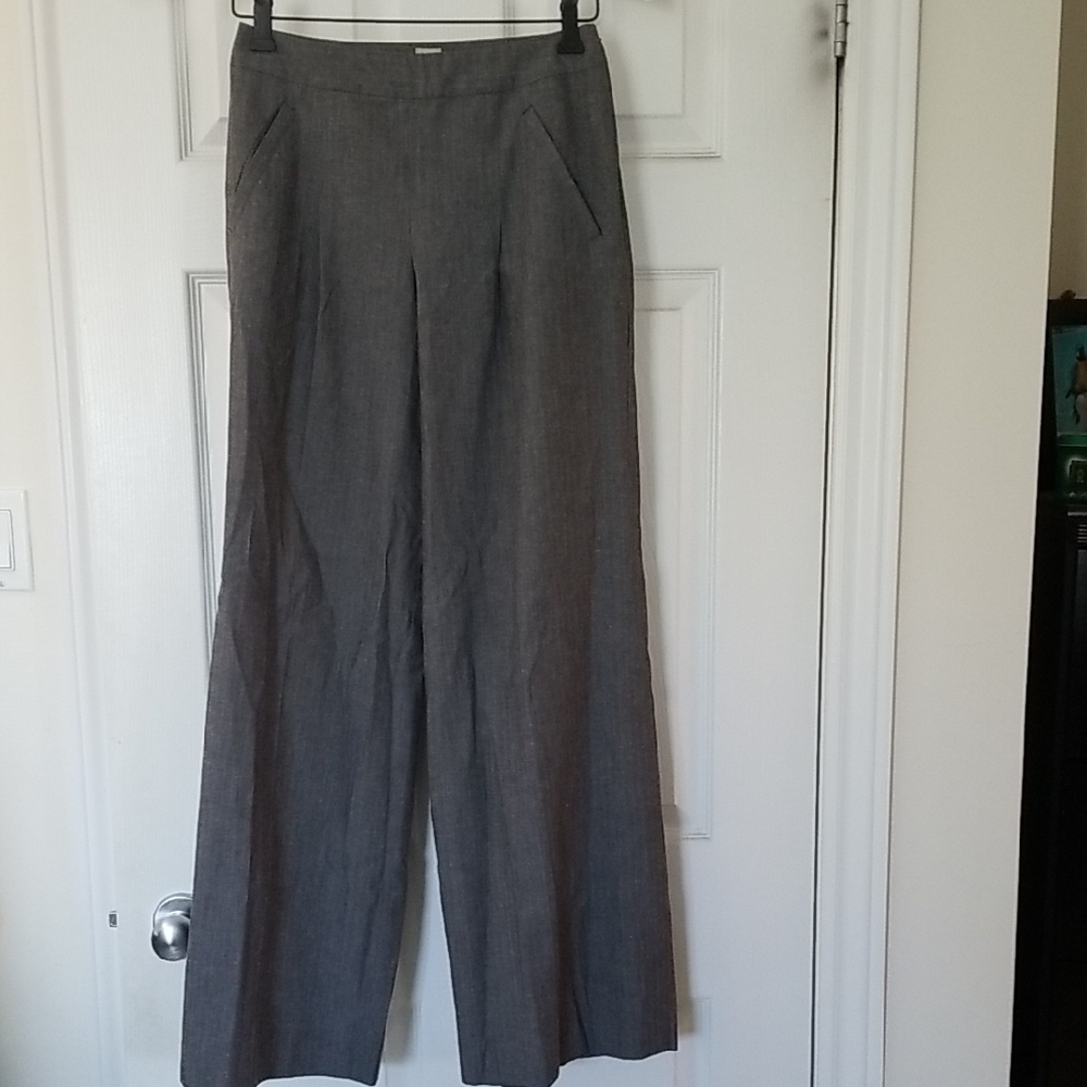 Tristan Charcoal Wide-Leg Women's Pants